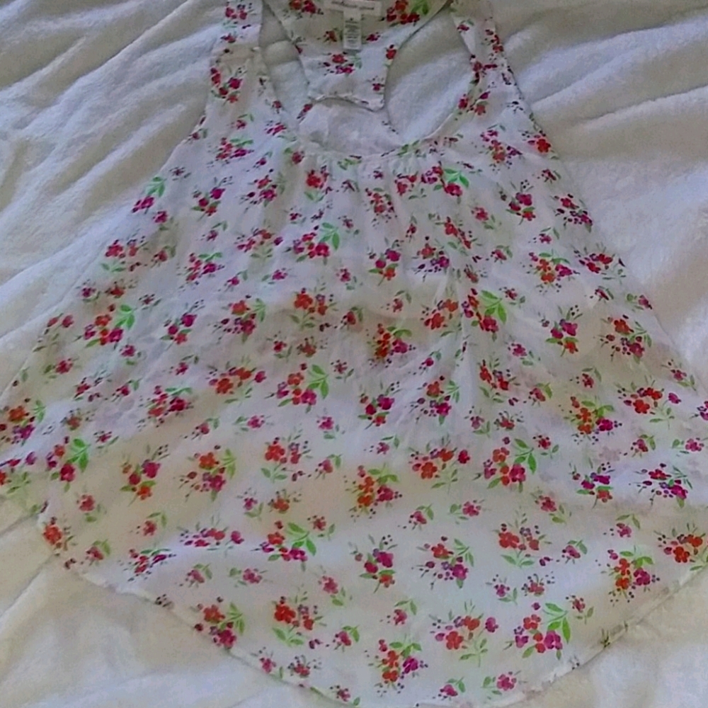Flower print blouse